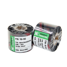 YD182 50mm*300m Wholesale Customizable Size Plus Wax Thermal Transfer Ribbon